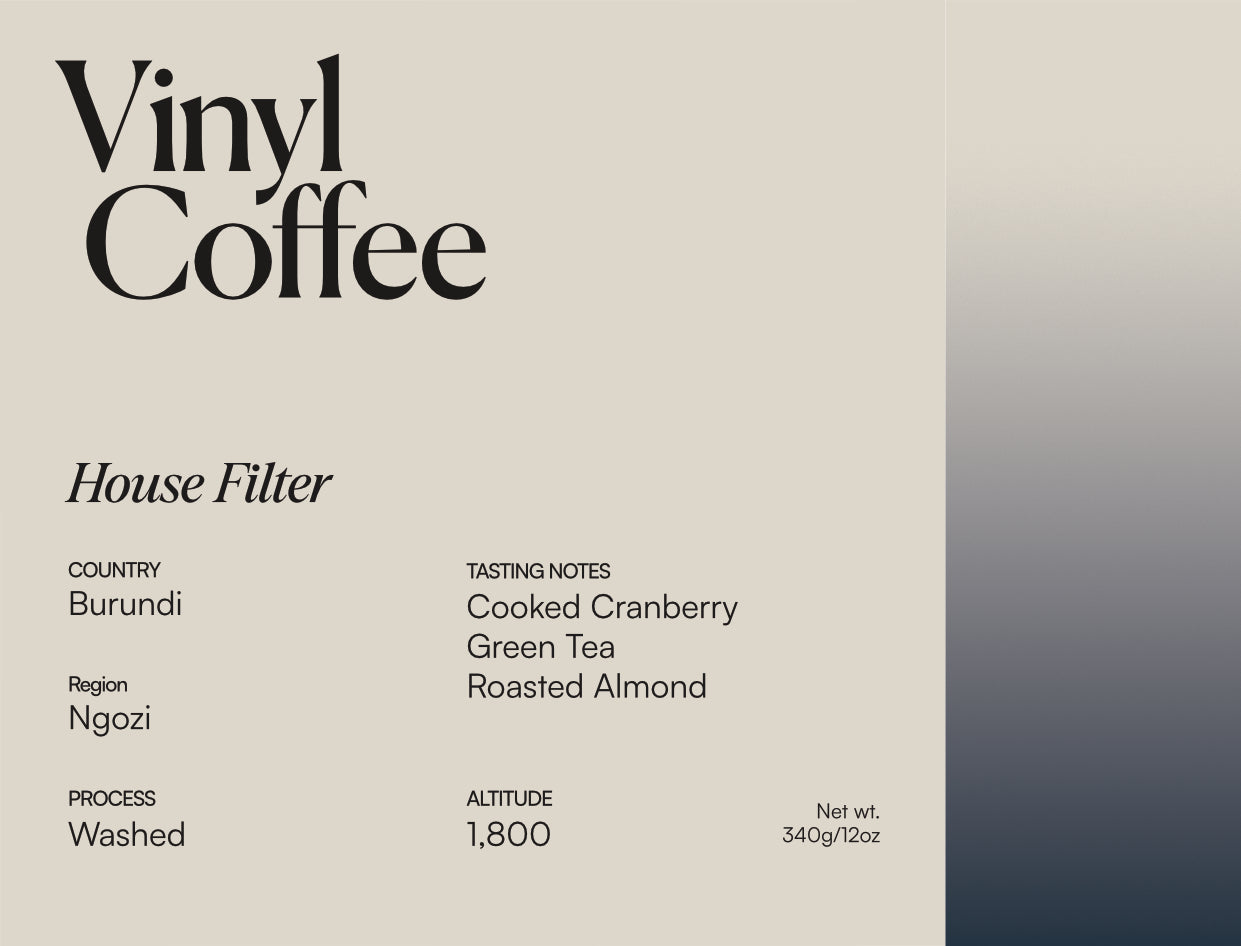 House Filter // Burundi Ngozi Province Washed